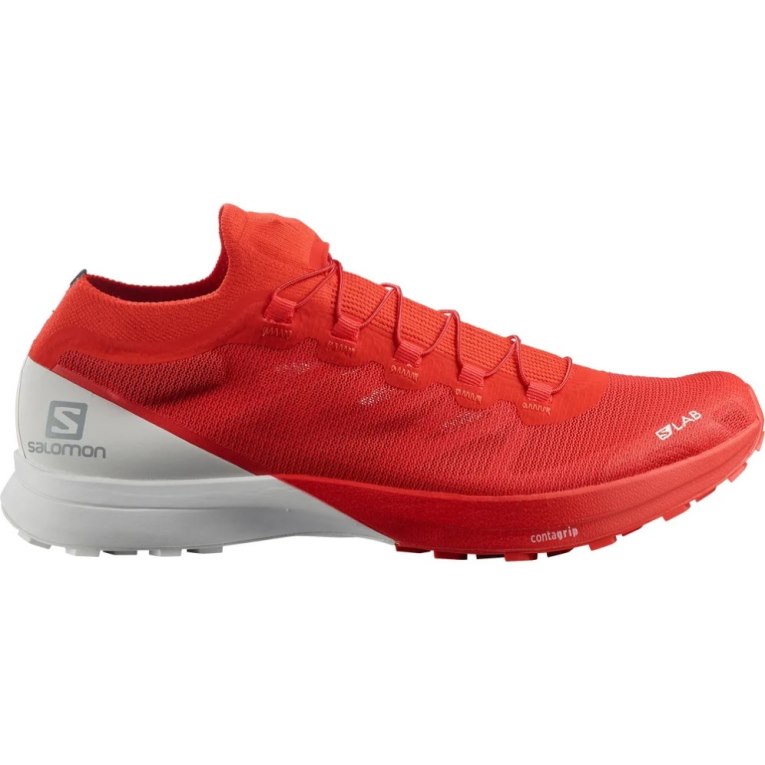 Sapatilhas Trail Running Salomon S/Lab Sense 8 Feminino Vermelhas Branco | PT S19623